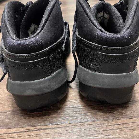 Vtg Air Jordan 2010 Outdoor Blackout 407744-002 Black Strap Sneakers 12 Y2K main image 7